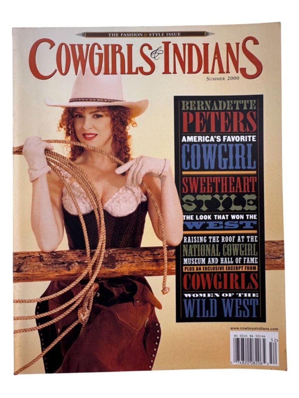 Cowgirls & Indians Magazine Summer 2000 Featuring Bernadette Peters
